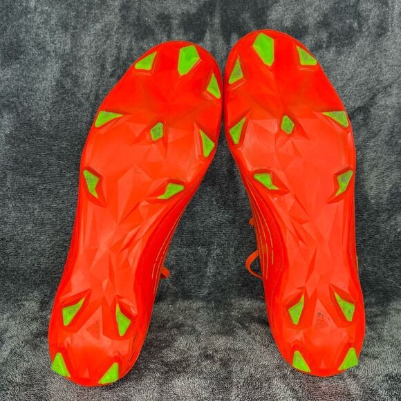 Adidas Predator Edge.3 Low FG Soccer Cleats Orange Green Men Sz 13 - Picture 7 of 8